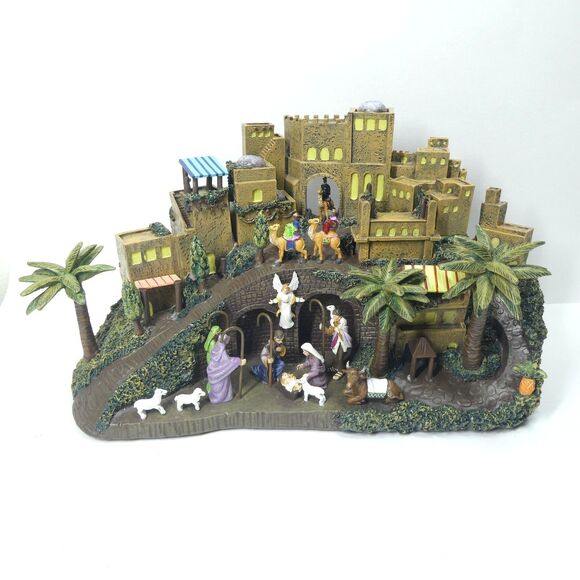 The O Little Town of Bethlehem - Thomas Kinkade Hawthorne Village NO AC ADAPTER - Picture 1 of 14